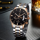 Rose Gold Color Men Watch