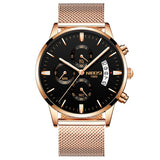 Rose Gold Color Men Watch