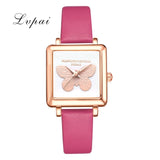 Lvpai Brand 3D Embossed Butterfly Square