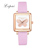 Lvpai Brand 3D Embossed Butterfly Square