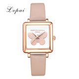 Lvpai Brand 3D Embossed Butterfly Square