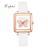 Lvpai Brand 3D Embossed Butterfly Square