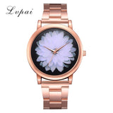 Lvpai Rose Gold Stainless Steel Wrist Watches