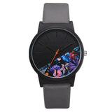 Black Flower Women Watches