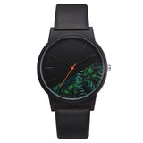 Black Flower Women Watches