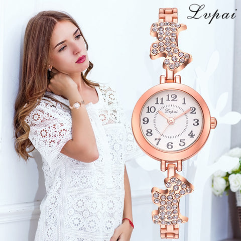 Lvpai Brand Famous Bracelet Quartz Clock Luxury