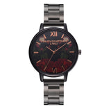Lvpai Luxury Black Mystical Stainless Steel