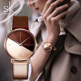 SK Luxury Leather Watches