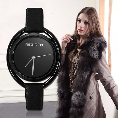 REBIRTH Luxury Top Brand Fashion Ladies Watches