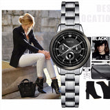 SINOBI Women Fashion Steel Wrist Watches Luxury