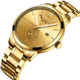 NIBOSI Simple Gold Watch