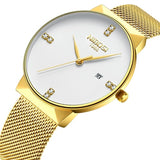 NIBOSI Gold Watch