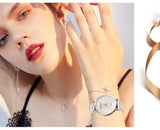 Luxury Metal Belt Ladies Bracelet Watches