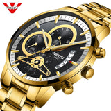 NIBOSI Gold Watch