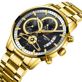 NIBOSI Gold Watch