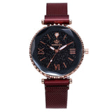 Stainless Steel Mesh Strap Wristwatch
