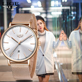 LIGE Ladies Watch Top Brand Luxury Ladies