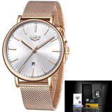 LIGE Ladies Watch Top Brand Luxury Ladies