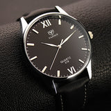 Yazole Watch Simple Hook Needle Business Watch