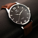 Yazole Watch Simple Hook Needle Business Watch
