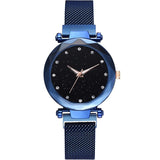 Starry Sky Magnetic Mesh Band Women Watch Luxury