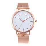 Romantic Rose Gold Stainless Steel Ladies Watches