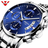 NIBOSI Luxury Brand Men Fashion Sport Watches