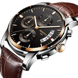 NIBOSI Luxury Brand Men Fashion Sport Watches