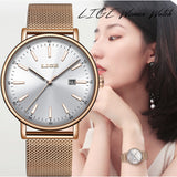 LIGE Womens Watches Top Brand Luxury