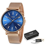 LIGE Women's Watches Top Luxury Brand 2019