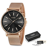 LIGE Women's Watches Top Luxury Brand 2019
