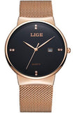 LIGE Women's Watches Top Luxury Brand 2019