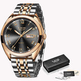 LIGE Women Watches Top Brand Luxury Ladies