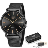 LIGE Women Watches Top Brand Luxury Ladies