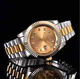 Top Brand Luxury Men's Gold Watch