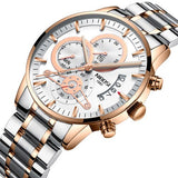 NIBOSI Rose Gold Mens Watches